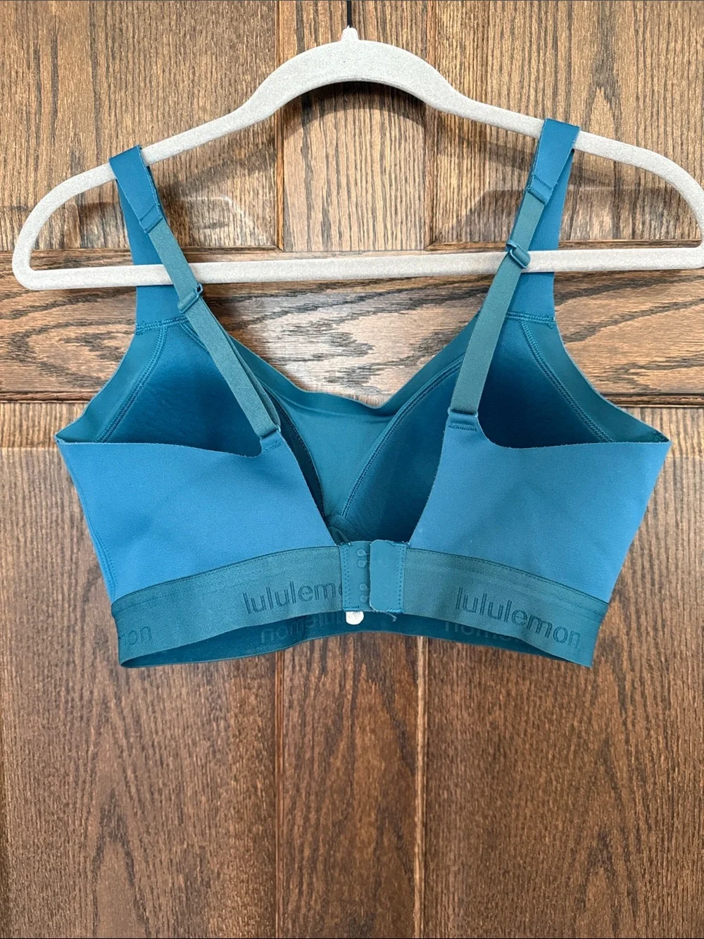 lululemon athletica Teal Blue Fine Form Sports Bra 32DD
